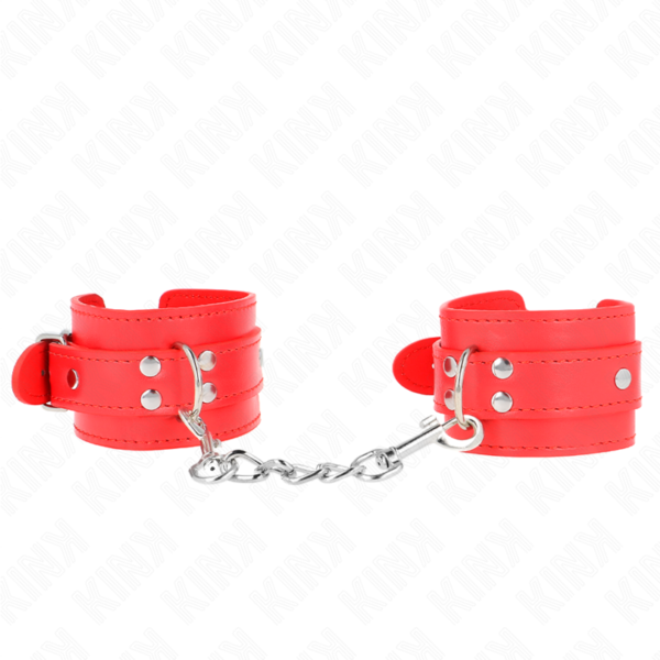 vVigoroso KINK - PULSO SIMPLES VERMELHO AJUSTÁVEL 20-23 CM X 5