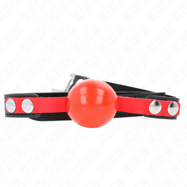 vVigoroso KINK - BOLA TPE MACIA 4 CM GAG MODELO 4 60 x 2 CM AJUSTÁVEL 37-52 CM