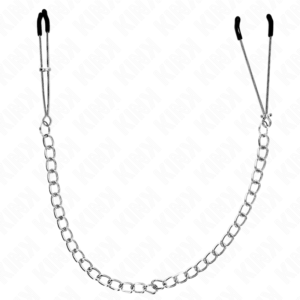 vVigoroso KINK - PINÇAS FINAS COM CORRENTE GROSSA 30 CM