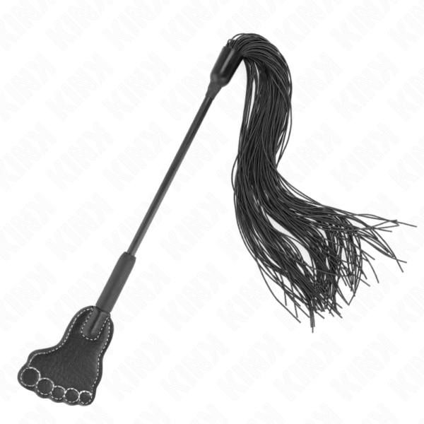 vVigoroso KINK - PÁ FORMA DE PÉ COM CHICOTE BORLA 31 CM