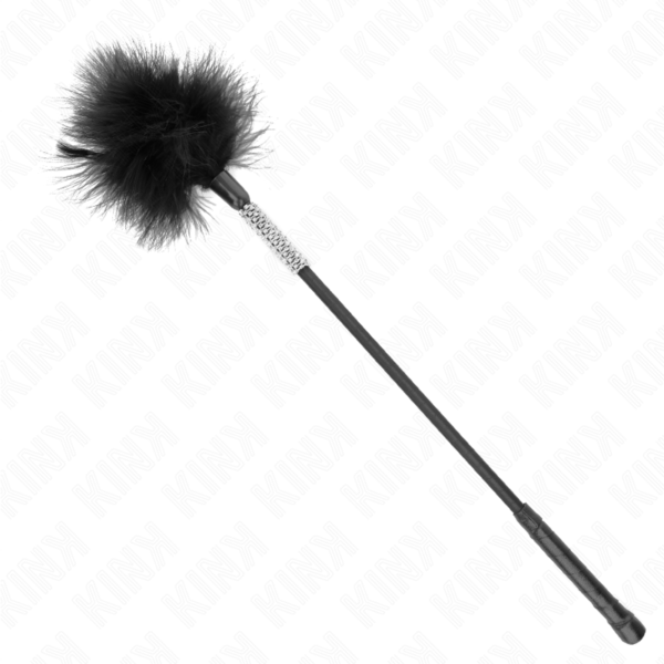 vVigoroso KINK - PENAS DE CÓCEGAS COM CABO DE Strass 50 CM