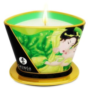 vVigoroso SHUNGA - MINI CARESS BY CANDELIGHT MASSAGE VELA T VERDE 170 ML