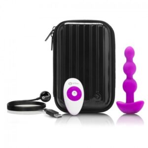 Vigoroso B-VIBE - TRIPLET ANAL CONTAS DE CONTROLE REMOTO ROSA