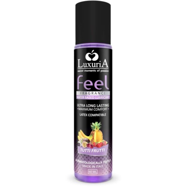 vVigoroso INTIMATELINE - LUXURIA FEEL TUTTI FRUTI LUBRIFICANTE BASE DE GUA 60 ML