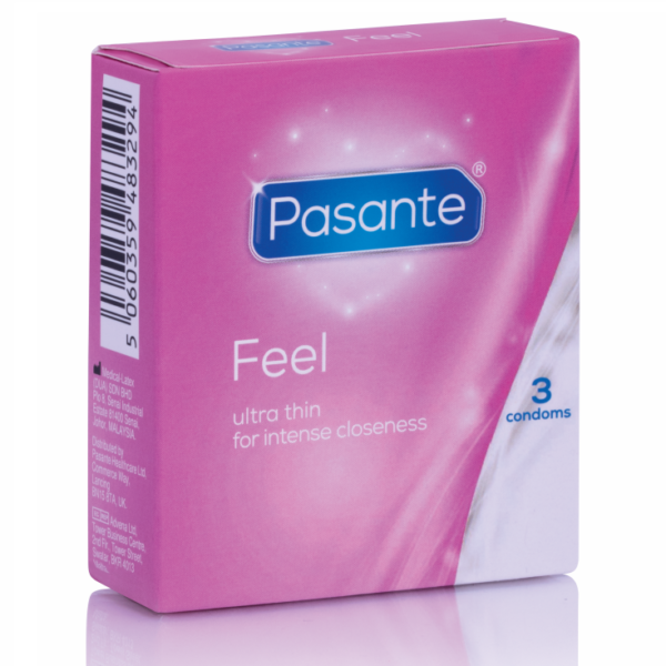 Vigoroso - PASANTE - DE PRESERVATIVOS SENSÍVEIS ULTRA FINO 3 UNIDADES