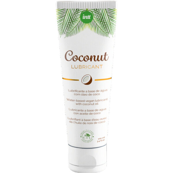vVigoroso INTT - LUBRIFICANTE VEGANO BASE DE GUA COM INTENSO SABOR DE COCO