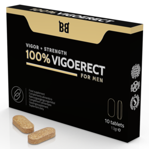 vVigoroso BLACK BULL - 100% VIGOERECT VIGOR + FORÇA PARA HOMENS 10 COMPRIMIDOS