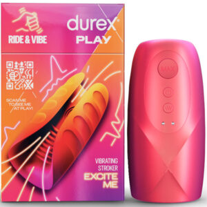 Vigoroso MASTURBADOR VIBRADOR DUREX -TOY RIDE & VIBE