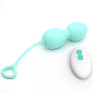 Vigoroso ARMONY - BLOSSOMS VAGINAL DUMBBELL VIBRAÇÃO CONTROLE REMOTO 10 VIBRAÇÕES VERDE