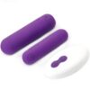 ARMONY - SPLASH JOLINE VIBRADOR BALA SILICONE CONTROLE REMOTO 10 VIBRAÇÕES 65 X 15 CM ROXO - Image 2