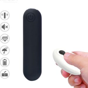 Vigoroso ARMONY - SPLASH JOLINE VIBRADOR BALA SILICONE CONTROLE REMOTO 10 VIBRAÇÕES 65 X 15 CM PRETO