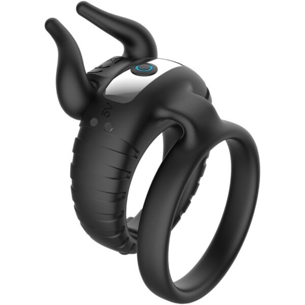 Vigoroso ARMONY - BULL'S PASION VIBRADOR DE ANEL 10 VELOCIDADES PRETO