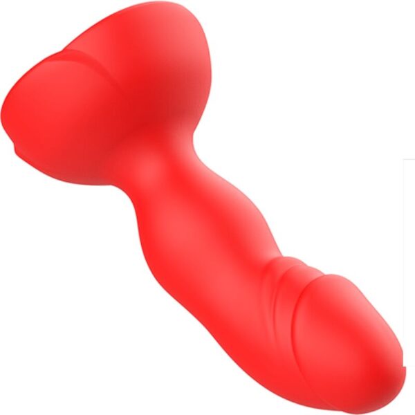 Vigoroso ARMONY -  EXTREME A BLOOM VIBRADOR ROSE E PLUG ANAL CONTROLE REMOTO VERMELHO