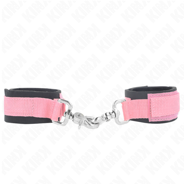 vVigoroso KINK - PUNHOS DE NEOPRENE AJUSTÁVEIS ROSA AJUSTÁVEIS 22-34 CM