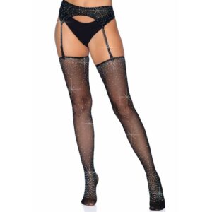 vVigoroso LEG AVENUE - CONJUNTO DE CINTA-LIGA E MEIAS TAMANHO ÚNICO