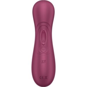 Vigoroso SATISFYER - PRO 2 GERAO 3 TECNOLOGIA DE AR LÍQUIDO VINHO TINTO