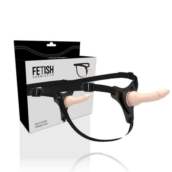 Vigoroso FETISH SUBMISSIVE HARNESS - SILICONE REALÍSTICO DE CARNE 16CM