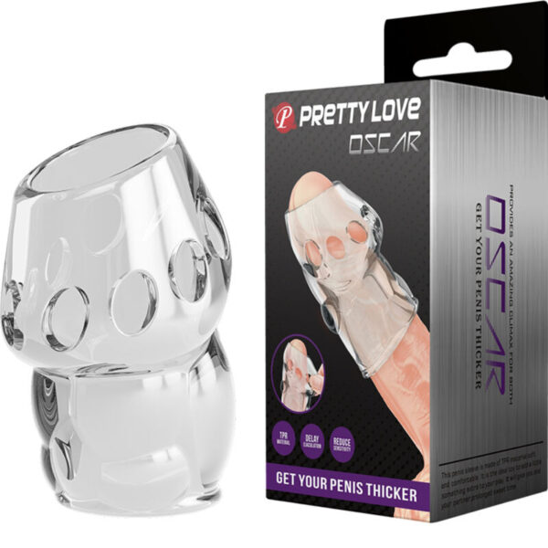 Vigoroso PRETTY LOVE - PÊNIS TRANSPARENTE OSCAR MAIS ESPESSO