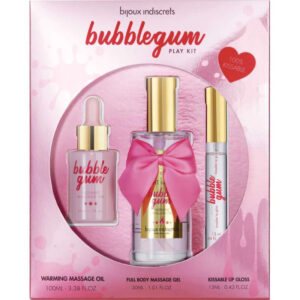 vVigoroso BIJOUX - INDISCRETS KIT BUBBLEGUM PLAY COM ÓLEO GEL E LIP GLOSS