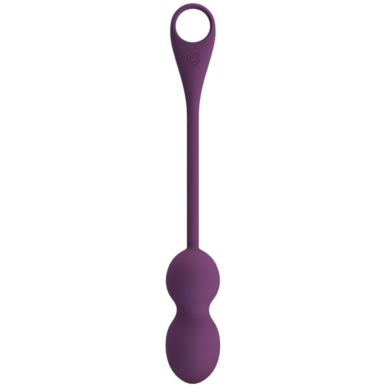 Vigoroso PRETTY LOVE - ELVIRA KEGEL BALLS APP CONTROLE REMOTO ROXO