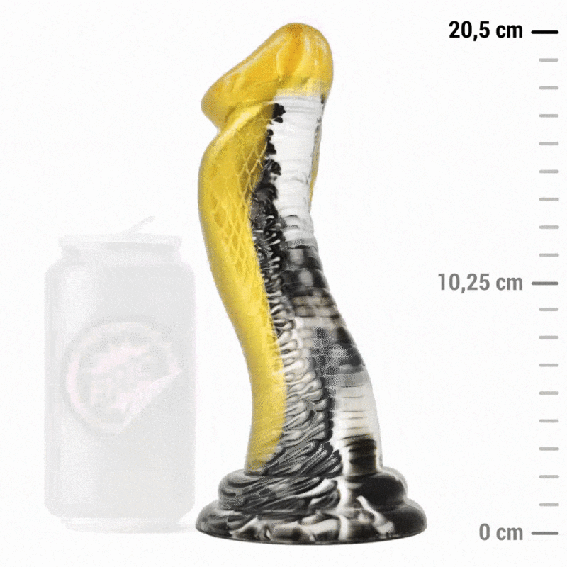 Vigoroso EPIC - DRAKON DILDO AMARELO COBRA