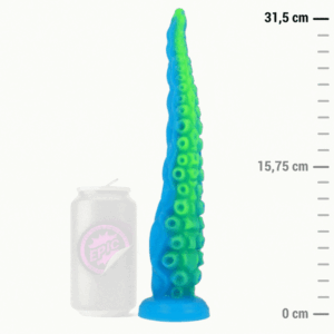 Vigoroso EPIC - SCYLLA FLUORESCENTE FINO TENTCULO DILDO TAMANHO GRANDE
