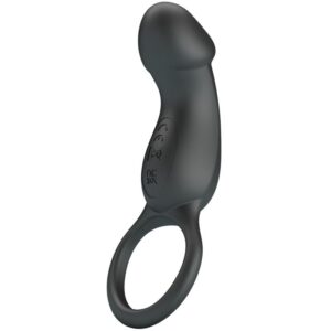 Vigoroso PRETTY LOVE - TRAE ANEL VIBRATÓRIO COM ESTIMULADOR PRETO