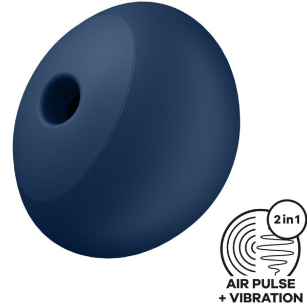 Vigoroso SATISFYER - AIR POWER 4 ESTIMULADOR E VIBRADOR 12 VIBRAÇÕES AZUL