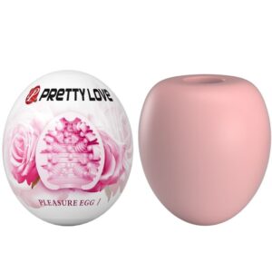 Vigoroso PRETTY LOVE - MASTURBADOR MASCULINO ROSA OVO