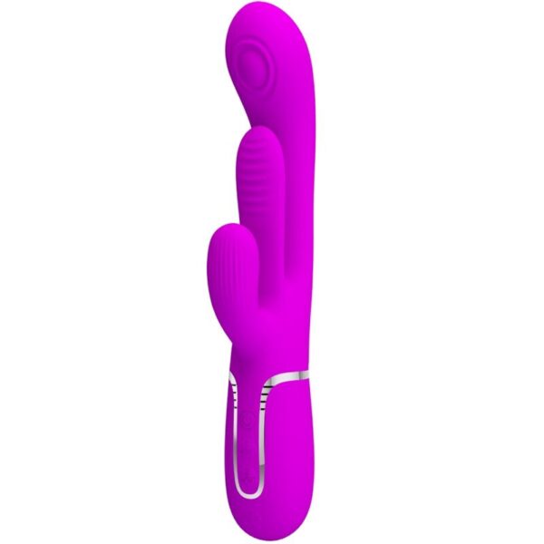 Vigoroso PRETTY LOVE - SHANIA TRIPLE RABBIT VIBRADOR MULTIFUNCIONAL ROSA