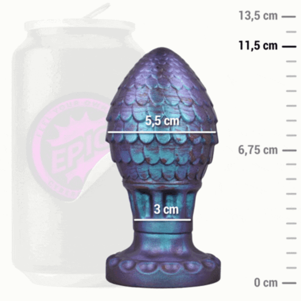 Vigoroso EPIC - VRAKOS DRAGON OGG ANAL PLUG TAMANHO M