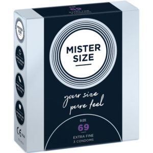 Vigoroso - MISTER SIZE - PRESERVATIVOS TAMANHO XXXL 69 MM (3 UNIDADES)