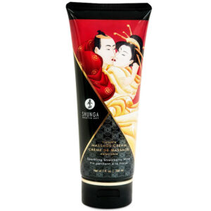 vVigoroso SHUNGA - CREME DE MASSAGEM MORANGO E CAVA 200 ML