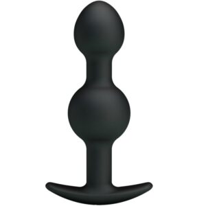 Vigoroso PRETTY LOVE - BOLAS ANAIS DE SILICONE DE ESTIMULAO ESPECIAL 10.3 CM PRETO