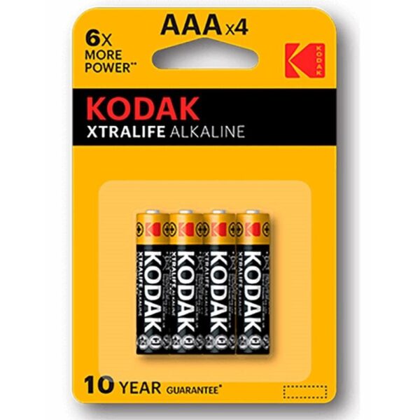 vVigoroso KODAK - BATERIA ALCALINA XTRALIFE AAA LR03 * 4