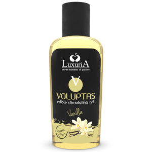 vVigoroso INTIMATELINE LUXURIA - VOLUPTAS GEL DE MASSAGEM COMESTÍVEL EFEITO AQUECEDOR - BAUNILHA 100 ML