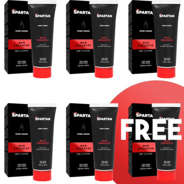 vVigoroso SPARTAN - GEL DE ERECÇÃO-ORGASMO-DURACION DE PAREJA 100% VEGANO 5+1 GRATIS
