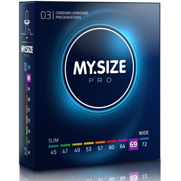 Vigoroso - MY SIZE - PRO PRESERVATIVOS 69 MM 3 UNIDADES