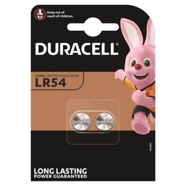 vVigoroso DURACELL - BATERIA BOTO ALCALINA LR54 LR1130 AG10 1