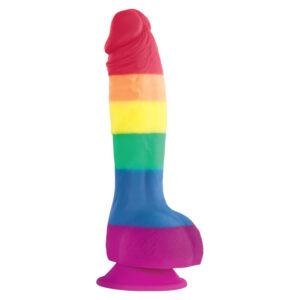 Vigoroso ORGULHO - BANDEIRA LGBT DILDO 15 CM