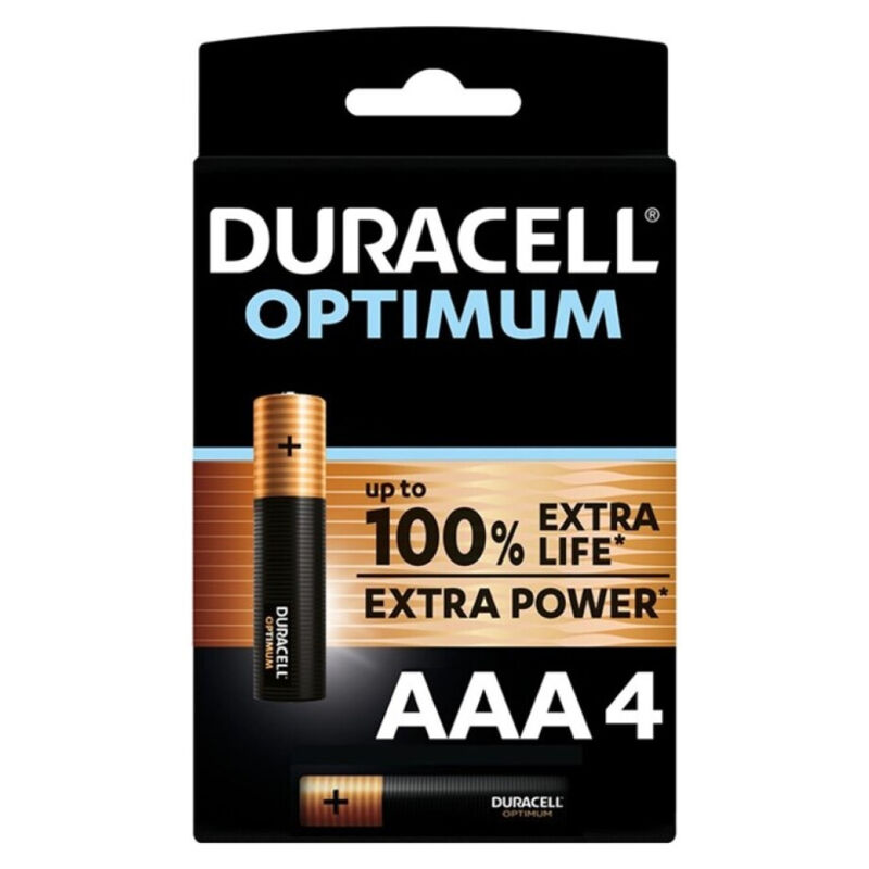 vVigoroso DURACELL - BATERIA ALCALINA OPTIMUM 200 AAA LR03 4 UNIDADE