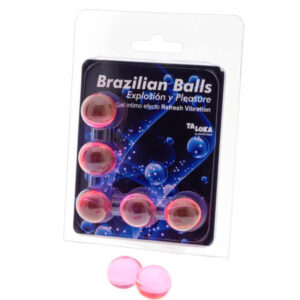 vVigoroso TALOKA - 5 BOLAS BRASILEIRAS REFRESH GEL EFEITO VIBRANTE EMOCIONANTE