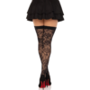 LEG AVENUE - WILD ROSES NET STOCKS PRETO - Image 2