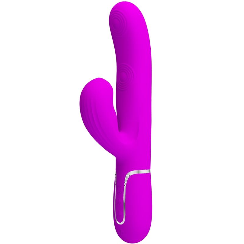 Vigoroso PRETTY LOVE - PERLITA MULTIFUNO 3 EM 1 VIBRADOR G-SPOT VIOLETA