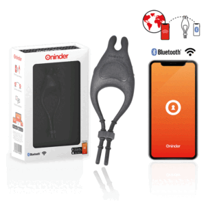 Vigoroso ONINDER - ANEL VIBRADOR AJUSTÁVEL RECARREGÁVEL PAMPA COM ESTIMULADOR DE CLITÓRIS 10 VELOCIDADES - APLICATIVO GRATUITO