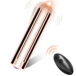 Vigoroso ARMONY - WARHEAD VIBRADOR BALA CONTROLE REMOTO DOURADO 2 CM X 8.8 CM