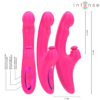 INTENSE - EMI VIBRADOR 13,5 CM MULTIFUNÇÃO 3 EM 1 10 VIBRAÇÕES ROSA - Image 3