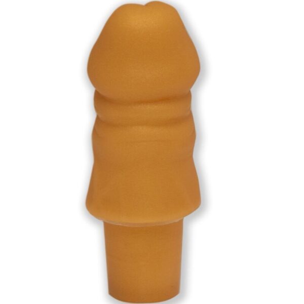 vVigoroso DIABLO PICANTE - PLUG EM FORMA DE PÊNIS DOURADO
