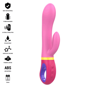 Vigoroso INTENSE - DAPHNE VIBRADOR RABBIT ROSA