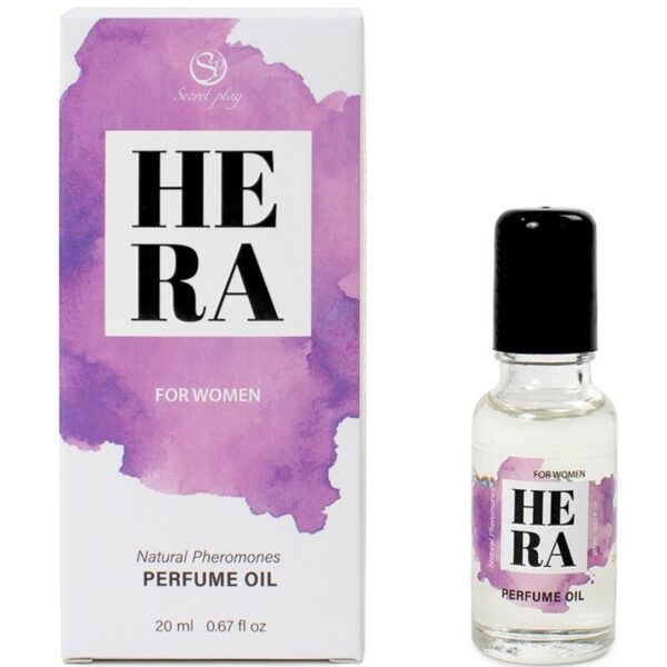 vVigoroso SECRETPLAY - HERA PERFUME NATURAL FEROMONAS EM ÓLEO PARA MULHERES 20 ML